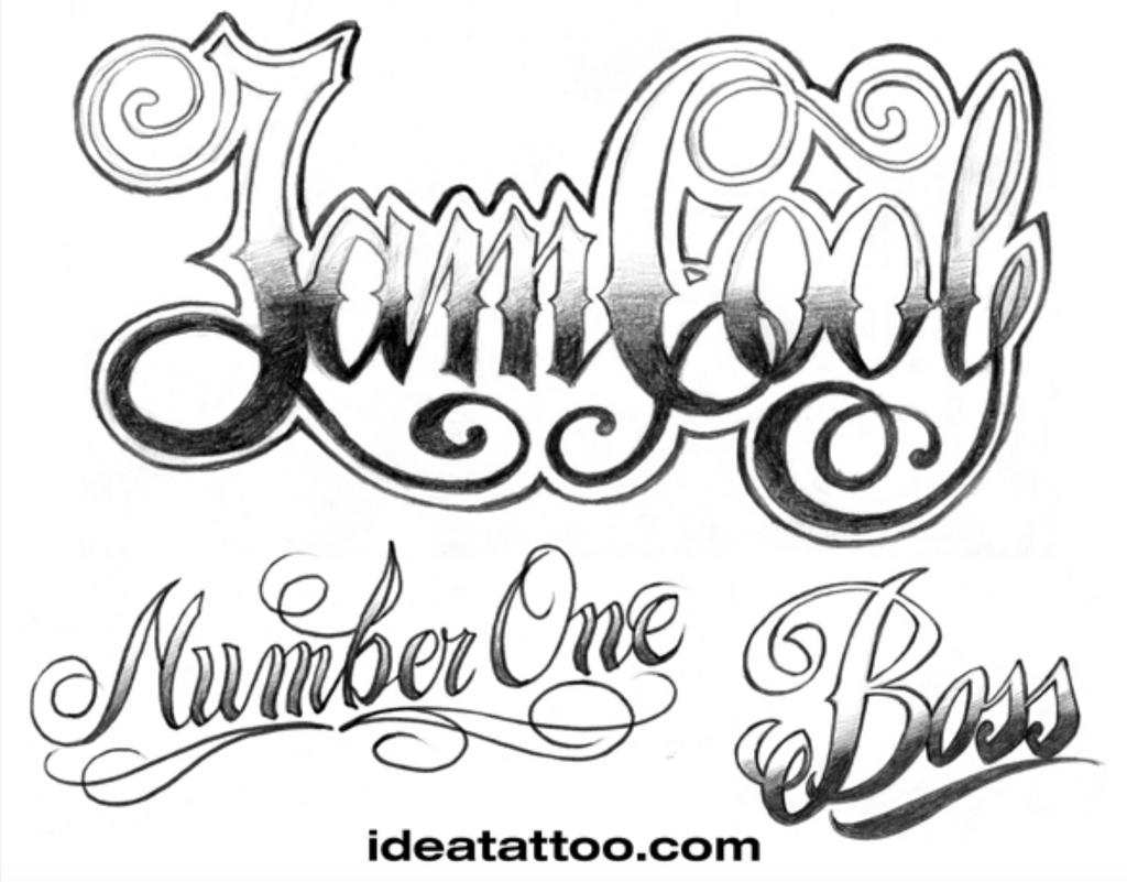 10 mini script tattoos for her
