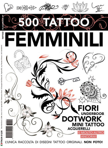 500 Feminine Tattoos digital